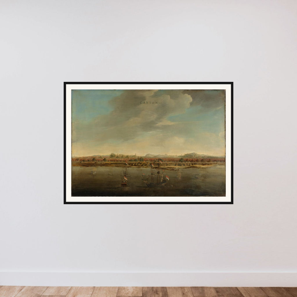 Trading posts of the Dutch East India Company (VOC) framed — shown to scale