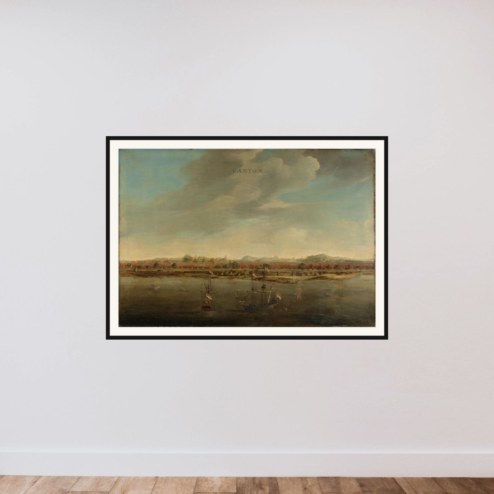 Trading posts of the Dutch East India Company (VOC) framed — shown to scale