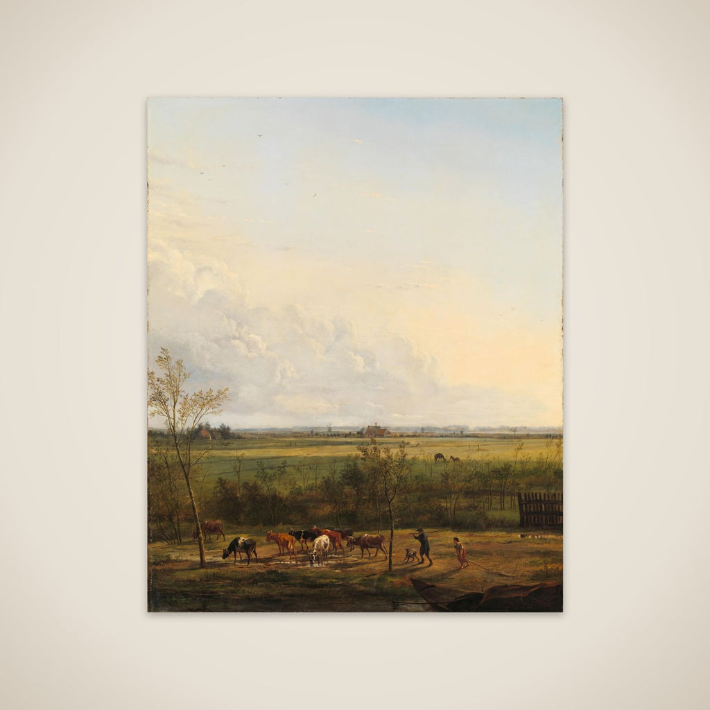 Distant View of the Meadows at ’s-Graveland unframed print