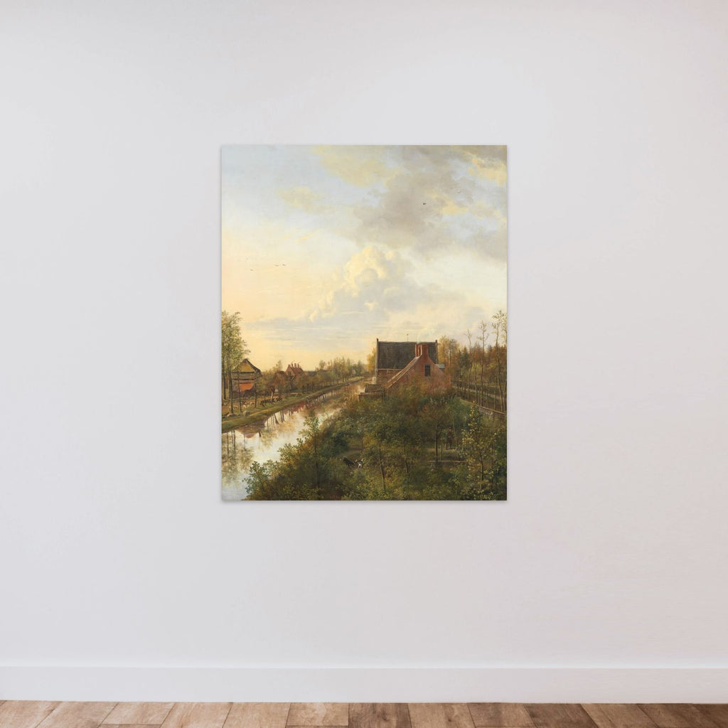 The Watercourse near 's-Graveland unframed — shown to scale