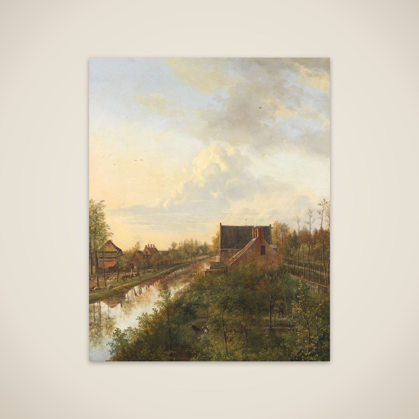 The Watercourse near 's-Graveland unframed print