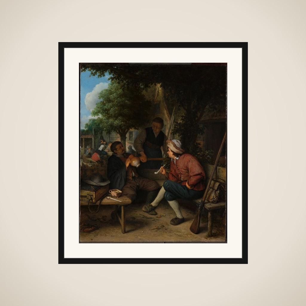 Travellers at Rest framed