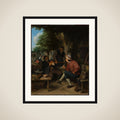 Travellers at Rest framed