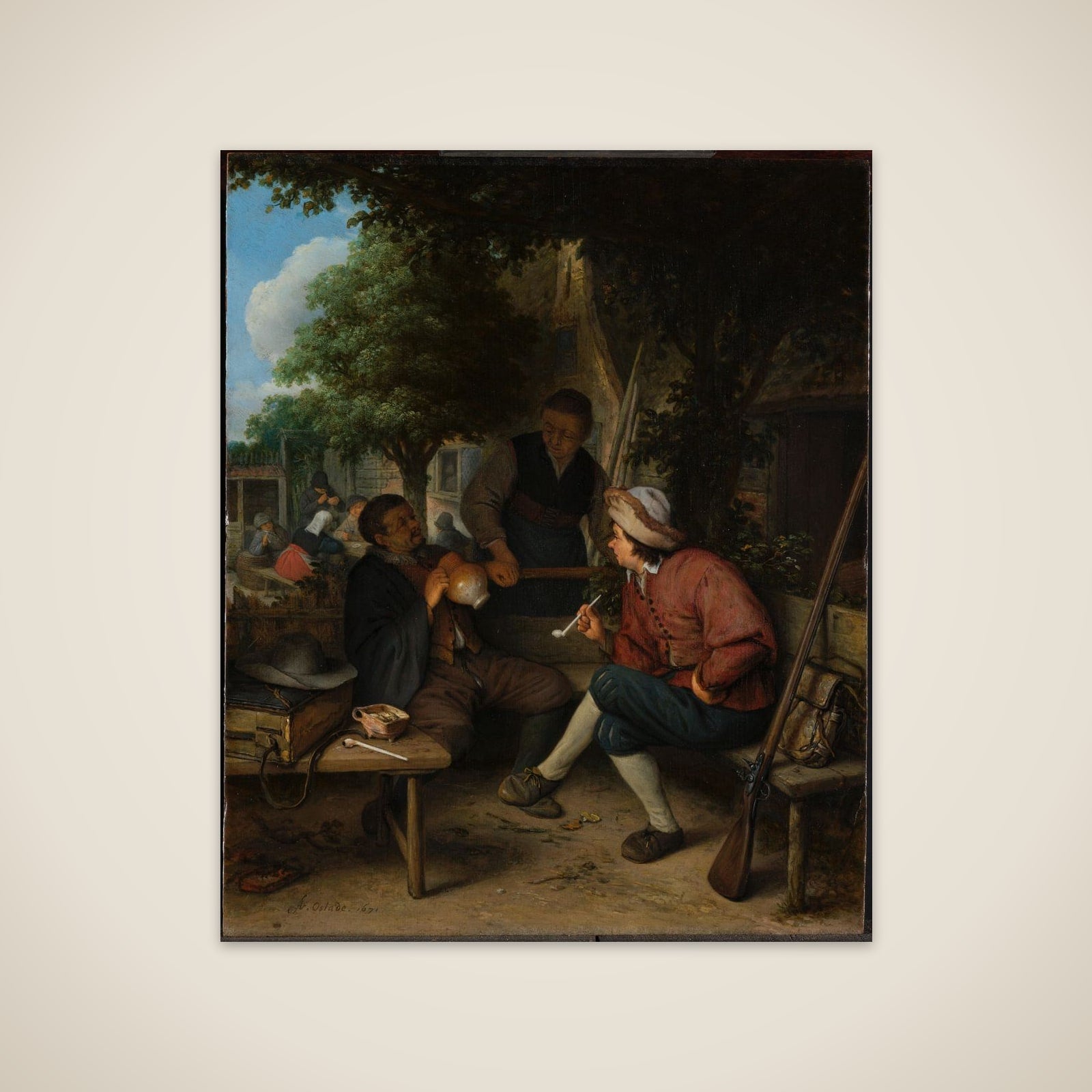 Travellers at Rest unframed print