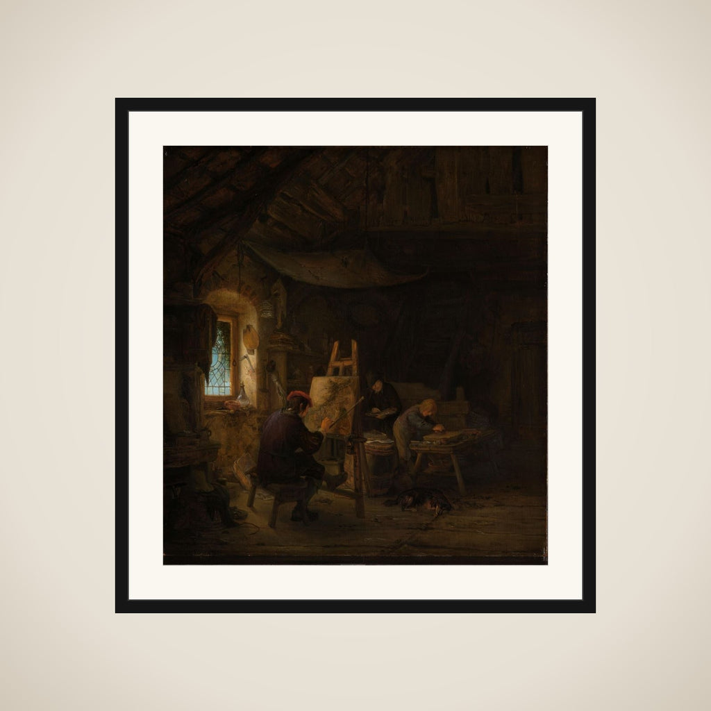 The Painter’s Studio framed