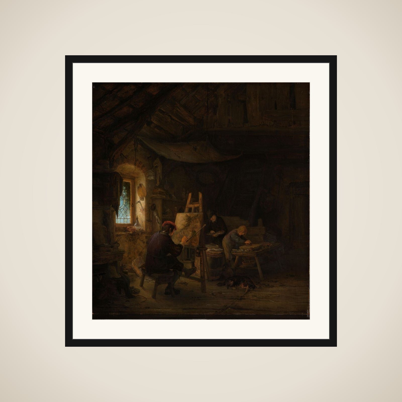 The Painter’s Studio framed