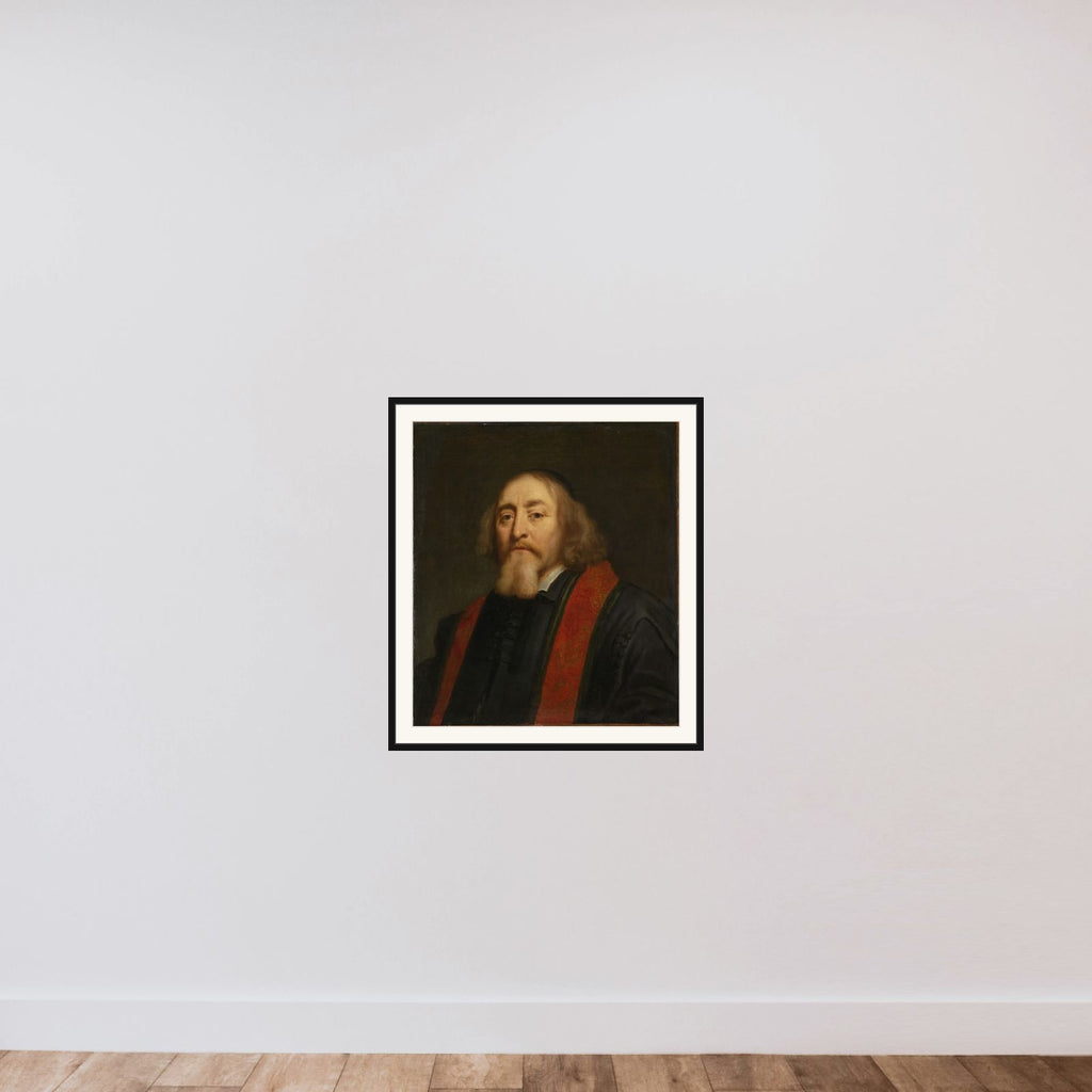 Jan Amos Comenius (Komensky) (1592-1670). Czech humanist and pedagogue. Exiled as a leader of the Moravian or Bohemian Brethren and settled in Amsterdam in 1656 framed — shown to scale