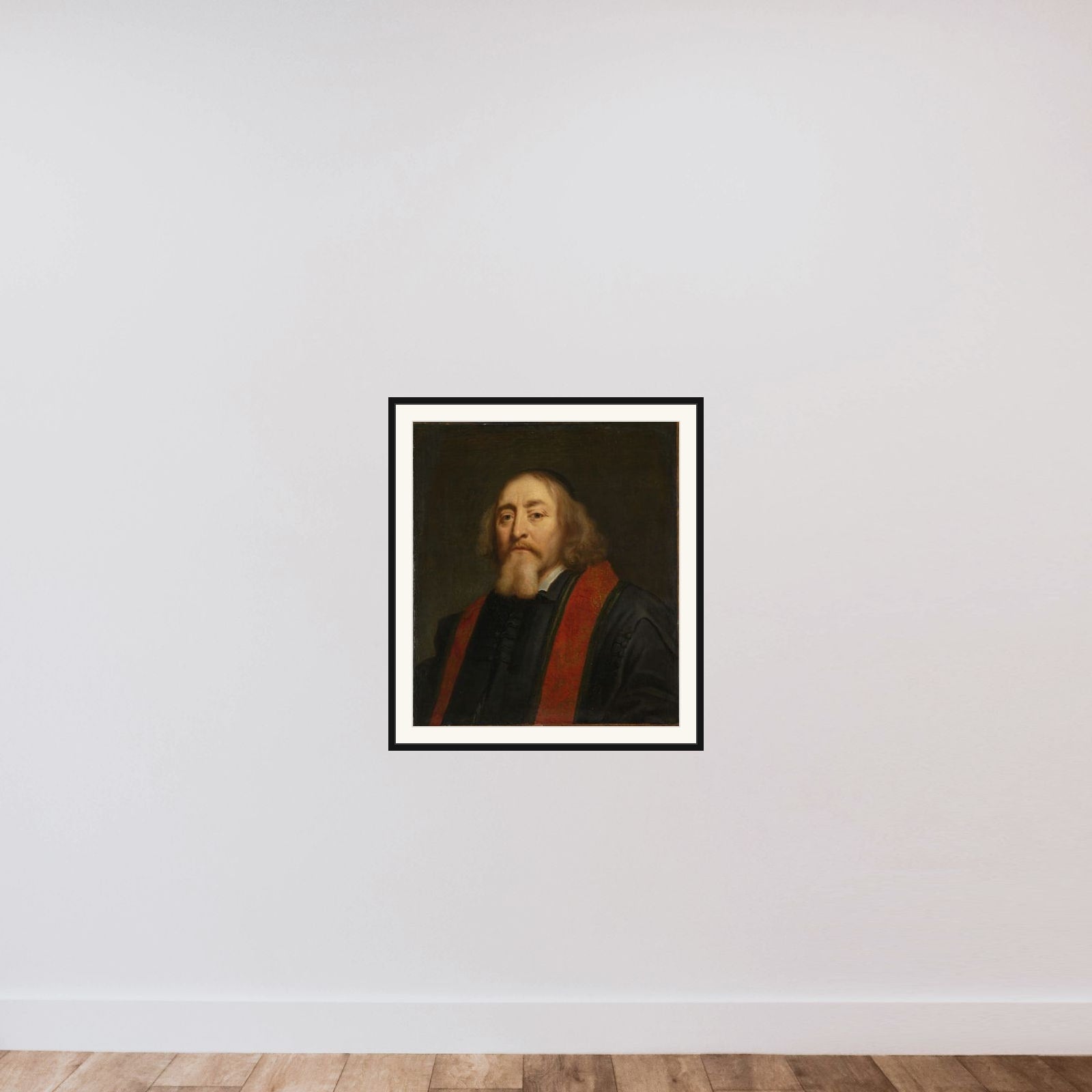 Jan Amos Comenius (Komensky) (1592-1670). Czech humanist and pedagogue. Exiled as a leader of the Moravian or Bohemian Brethren and settled in Amsterdam in 1656 framed — shown to scale