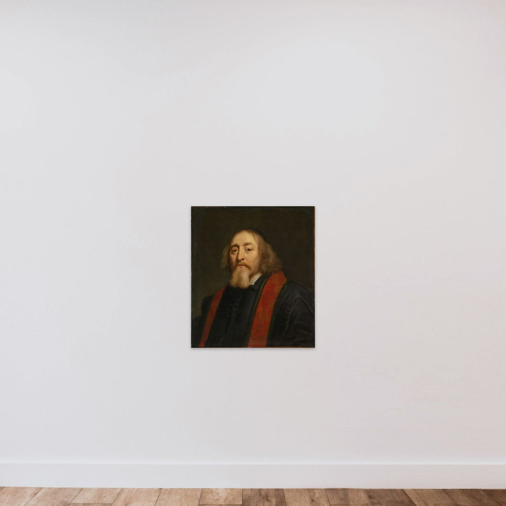 Jan Amos Comenius (Komensky) (1592-1670). Czech humanist and pedagogue. Exiled as a leader of the Moravian or Bohemian Brethren and settled in Amsterdam in 1656 unframed — shown to scale