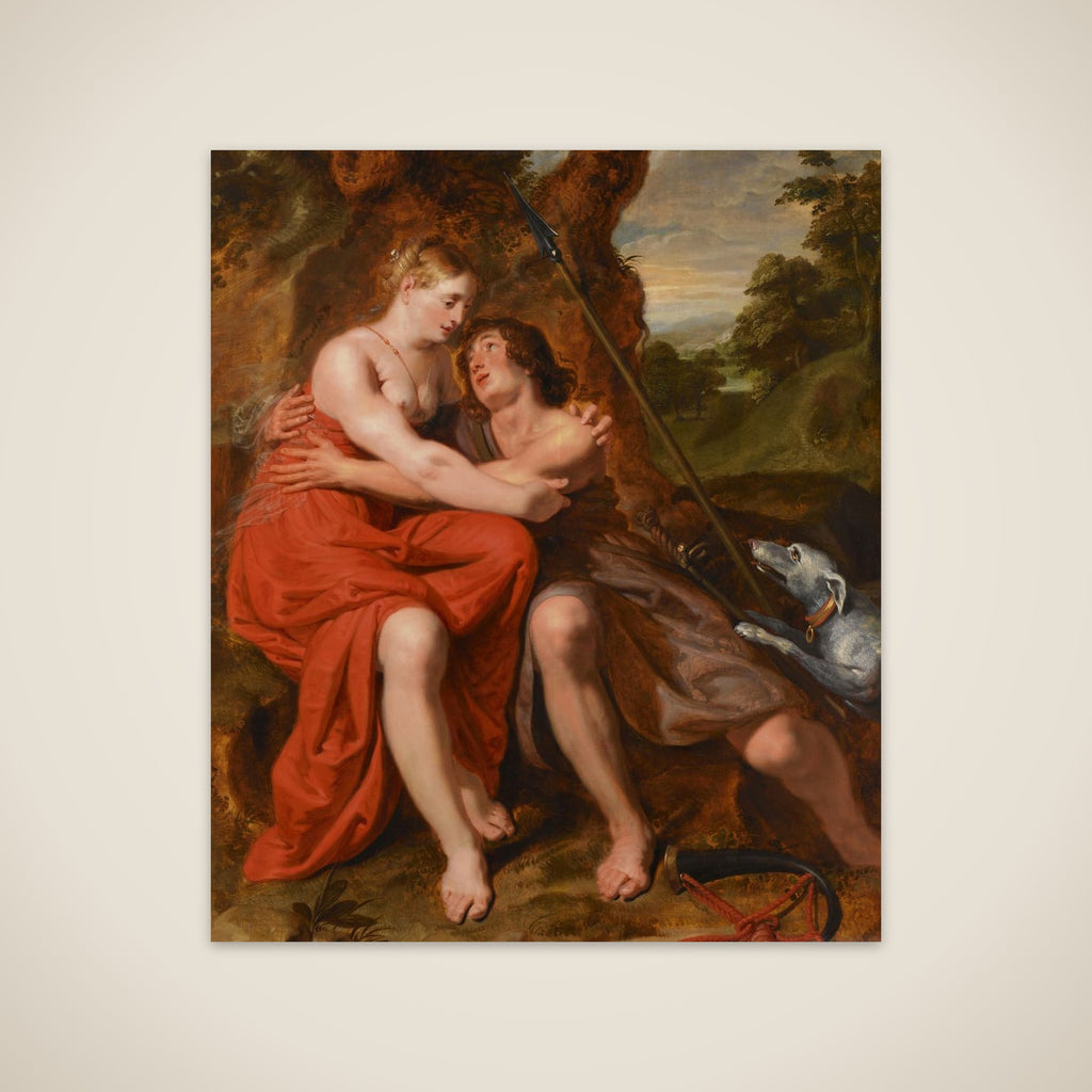 Venus and Adonis unframed print
