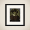 Portrait of Jeremias de Decker, Poet in Amsterdam framed