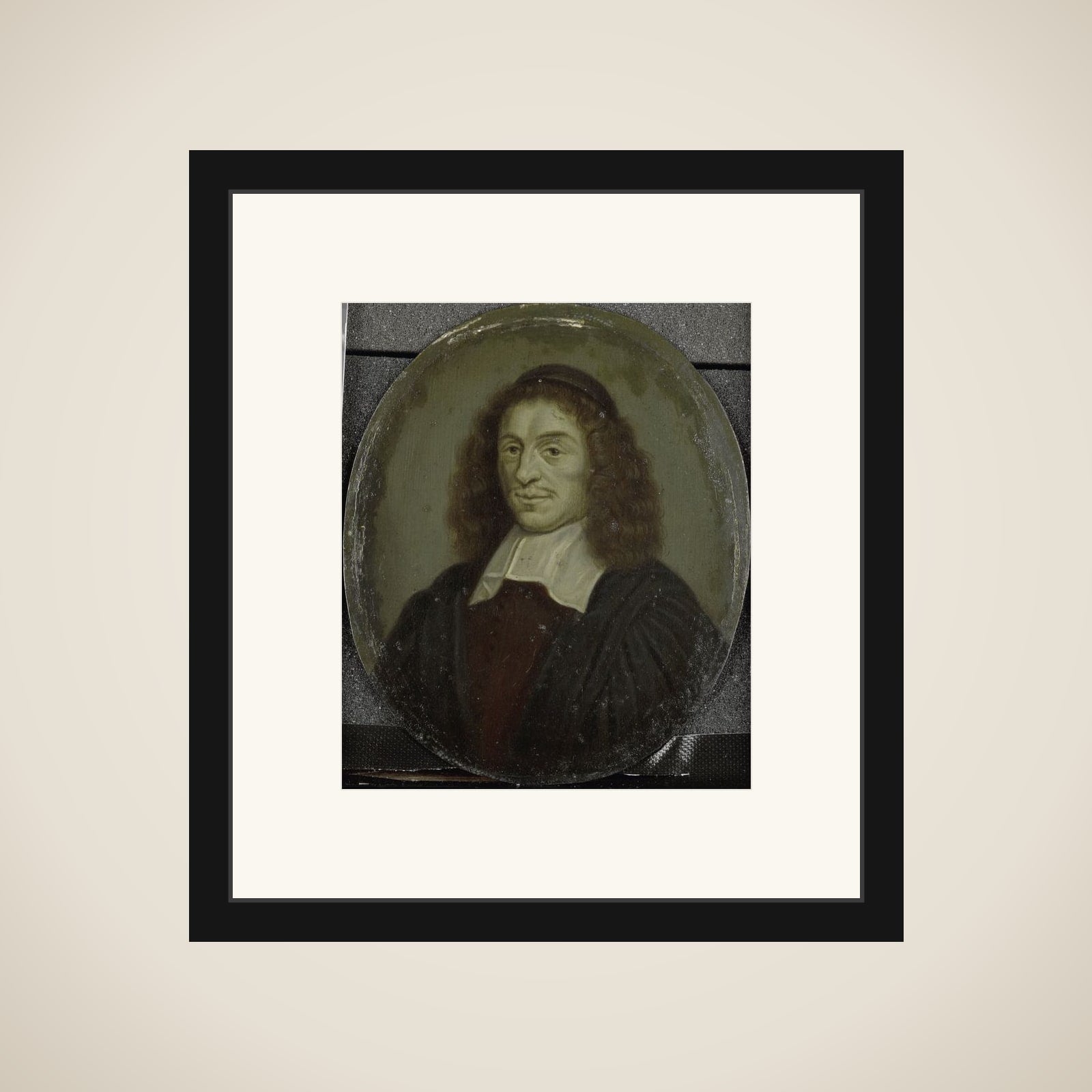 Portrait of Alexander Morus, Professor at Amsterdam framed