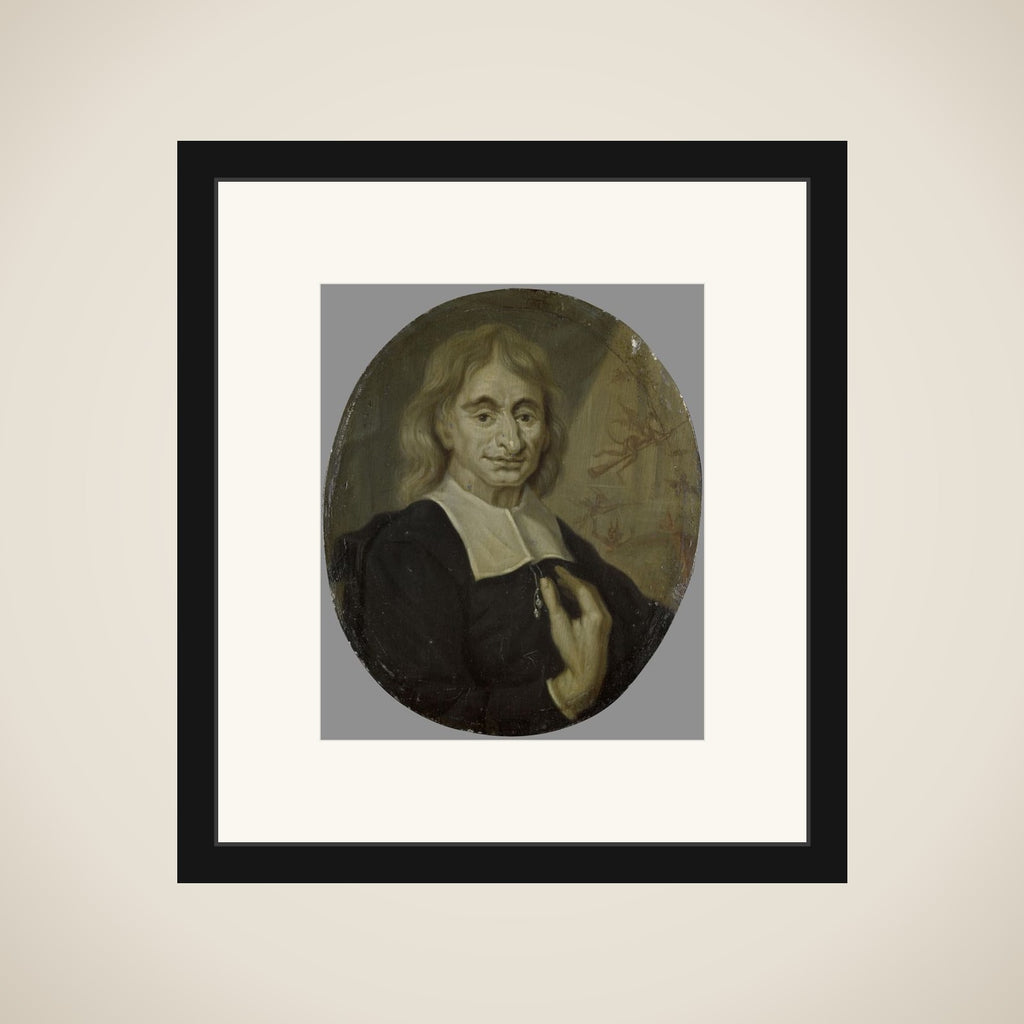 Portrait of Balthasar Bekker, Clergyman and Man of Letters in Amsterdam framed