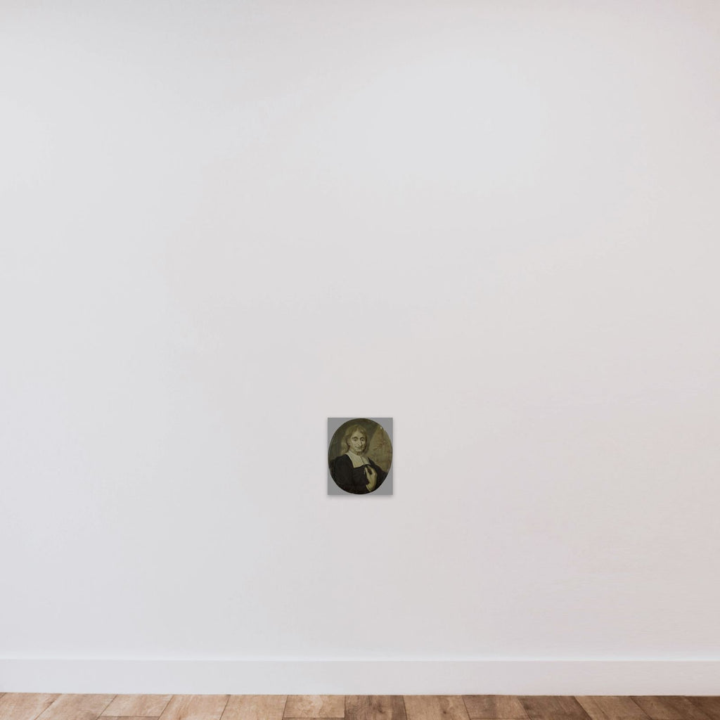 Portrait of Balthasar Bekker, Clergyman and Man of Letters in Amsterdam unframed — shown to scale