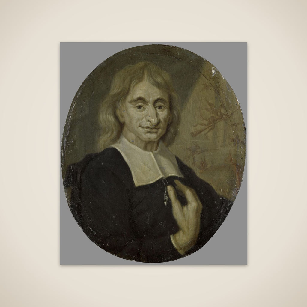 Portrait of Balthasar Bekker, Clergyman and Man of Letters in Amsterdam unframed print
