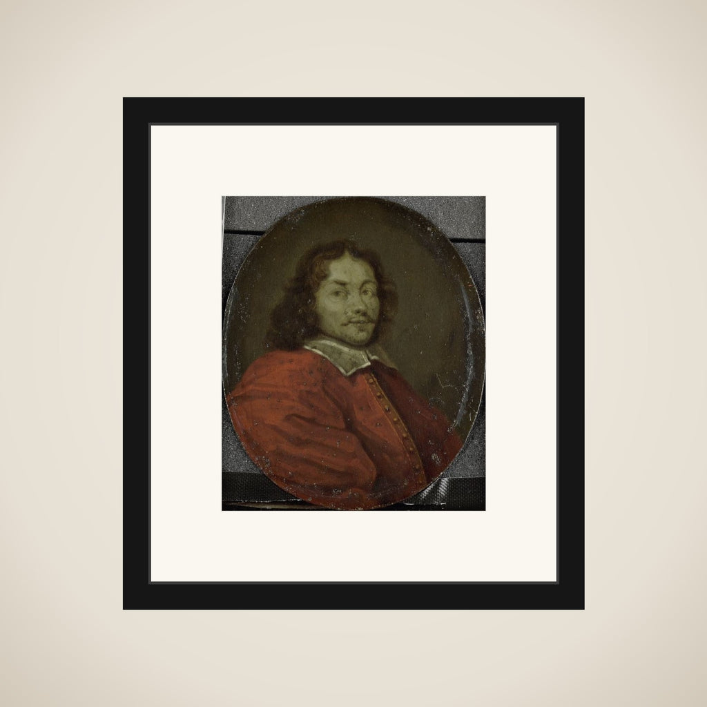 Portrait of Matthijs Gansneb, called Tengnagel, Poet in Amsterdam framed