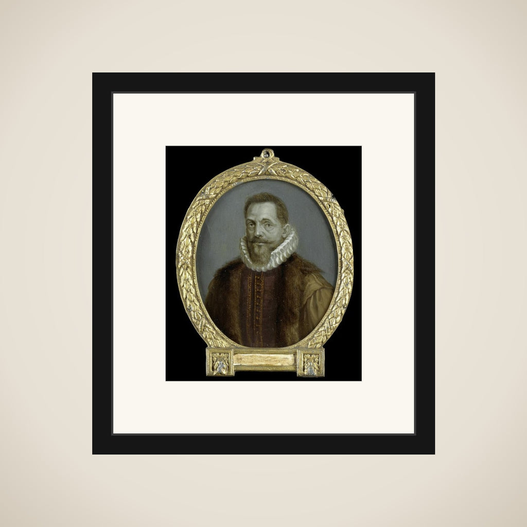 Portrait of Petrus Bertius, Professor at Leiden framed