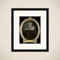 Portrait of Florentius Schoonhoven, Poet in Latin, Burgomaster of Gouda framed