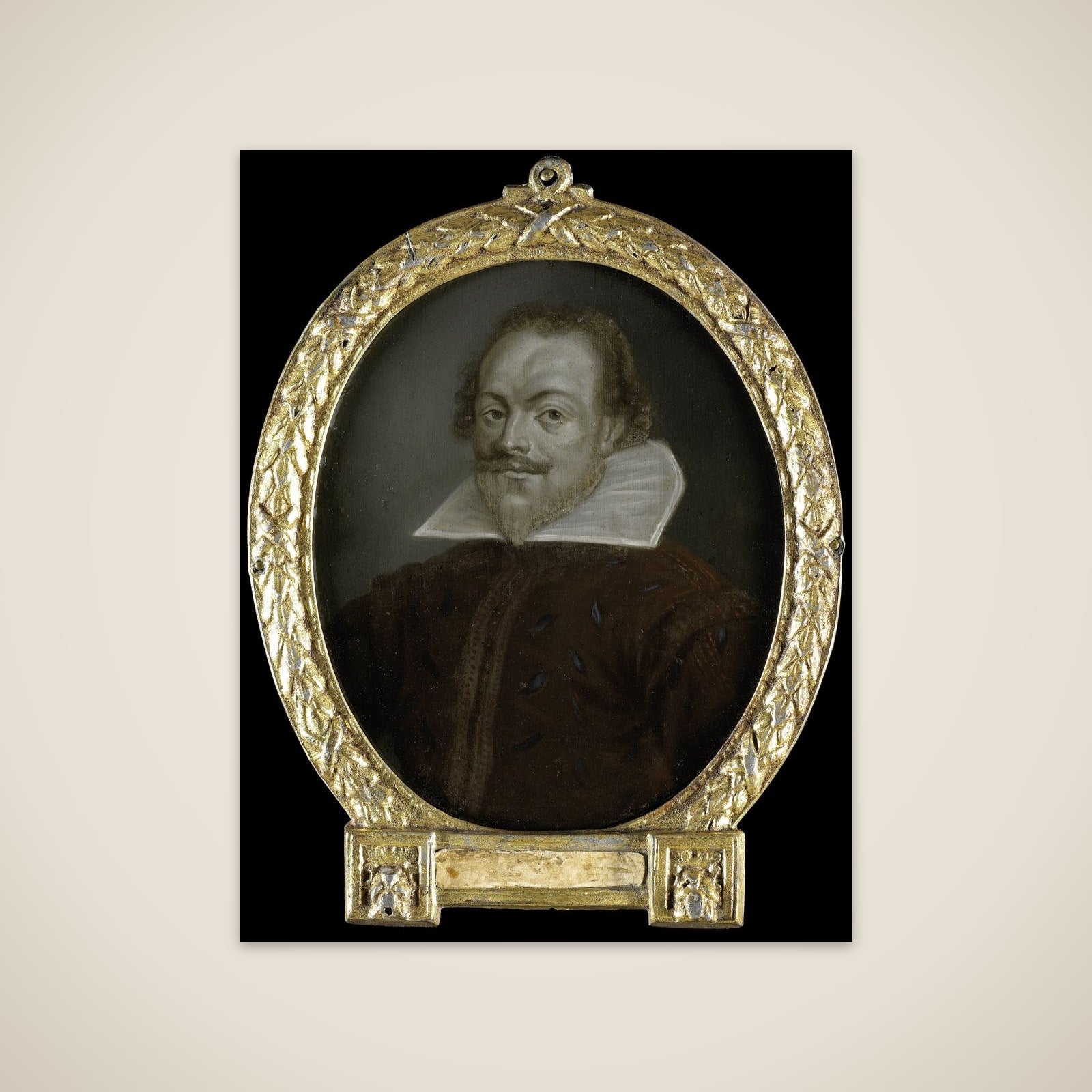 Portrait of Florentius Schoonhoven, Poet in Latin, Burgomaster of Gouda unframed print