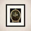 Portrait of Jan Janszoon Starter, Poet in Leeuwarden and Amsterdam framed