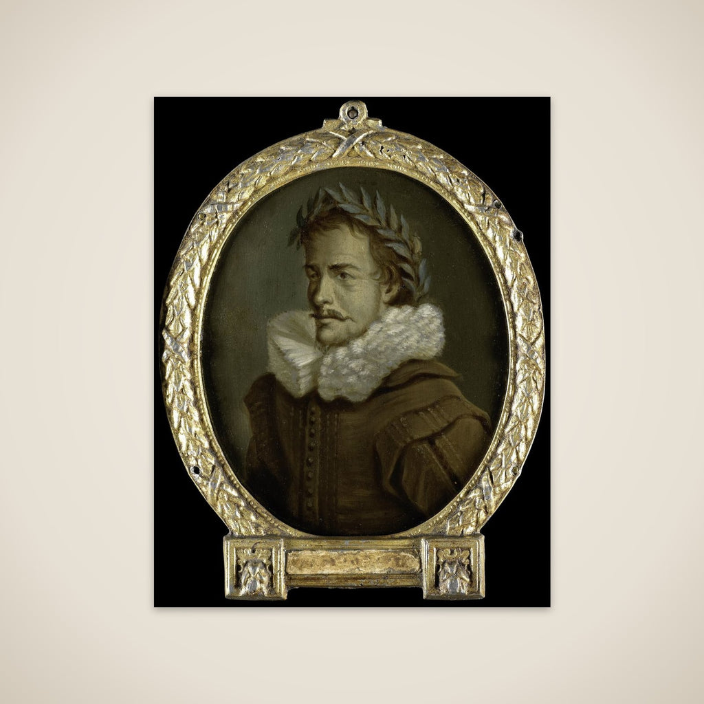 Portrait of Jan Janszoon Starter, Poet in Leeuwarden and Amsterdam unframed print