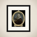 Portrait of Samuel Ampzing, Clergyman and Poet in Haarlem framed