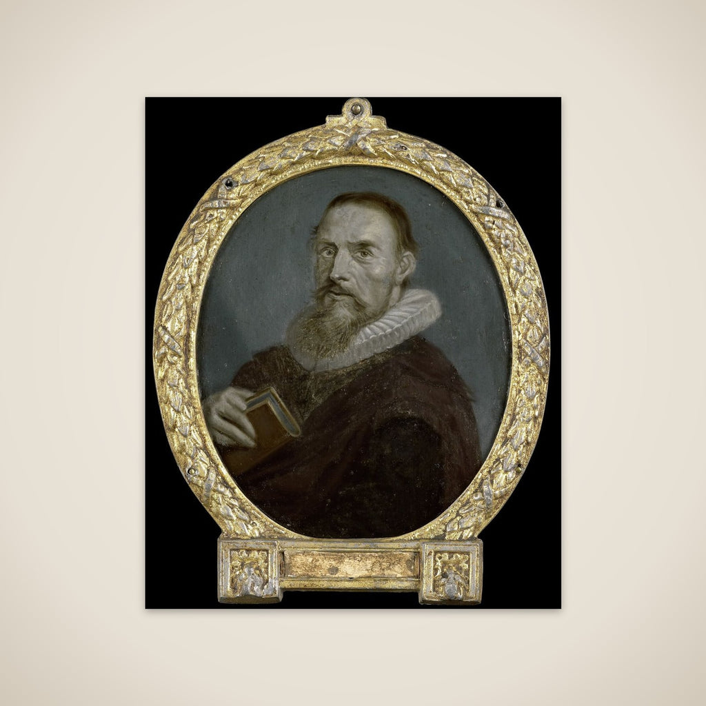 Portrait of Samuel Ampzing, Clergyman and Poet in Haarlem unframed print