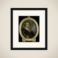 Portrait of Adriaen Pietersz van de Venne, Painter and Poet framed