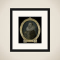 Portrait of Theodorus Rodenburgh, Diplomat and Dramatic Poet framed