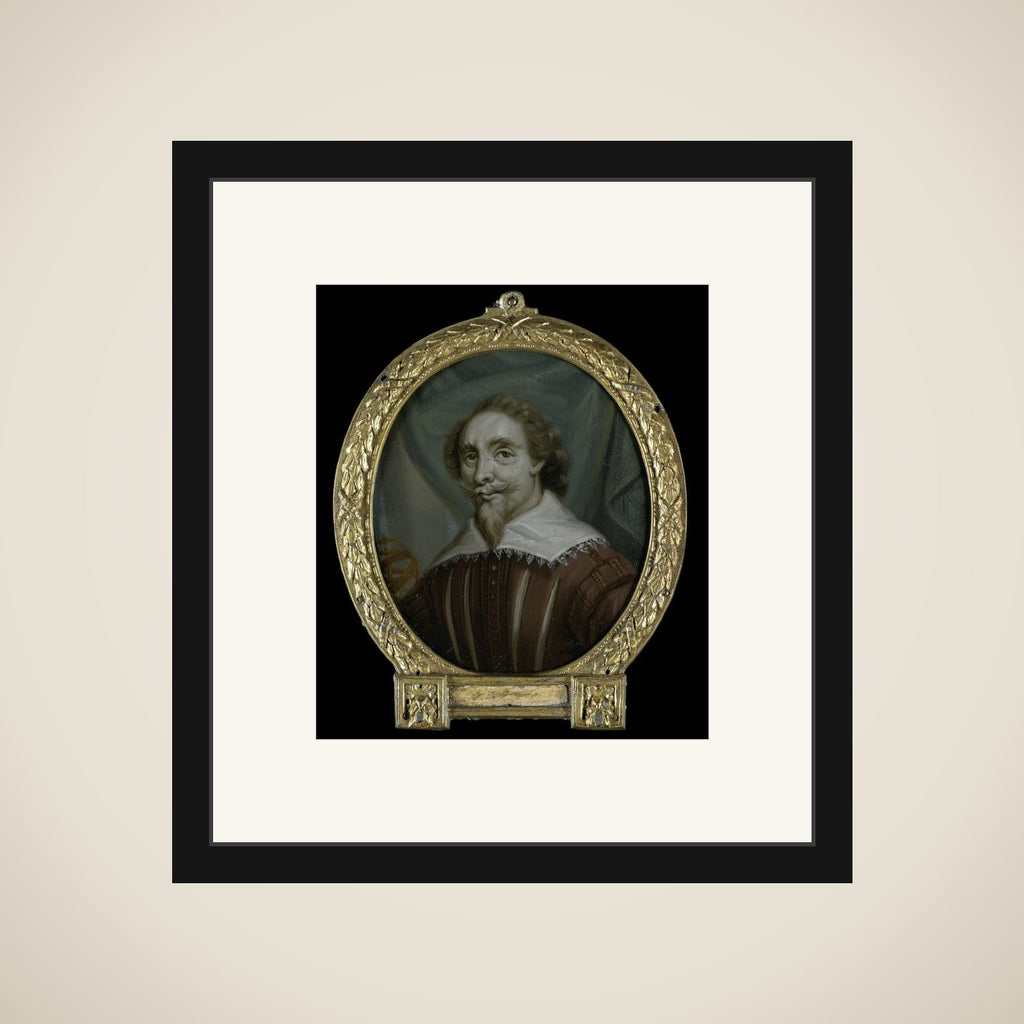 Portrait of Petrus Baard, Physician and Poet from Leeuwarden framed