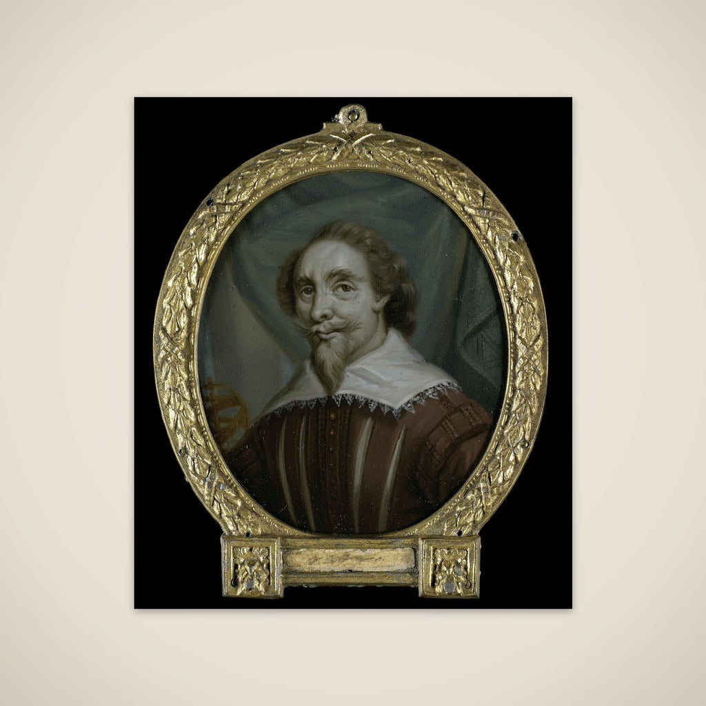 Portrait of Petrus Baard, Physician and Poet from Leeuwarden unframed print