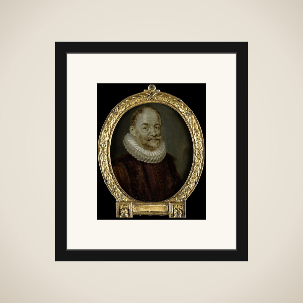Portrait of Johannes Polyander à Kerckhoven, Professor of Theology in Leiden framed