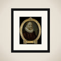 Portrait of Johannes Polyander à Kerckhoven, Professor of Theology in Leiden framed