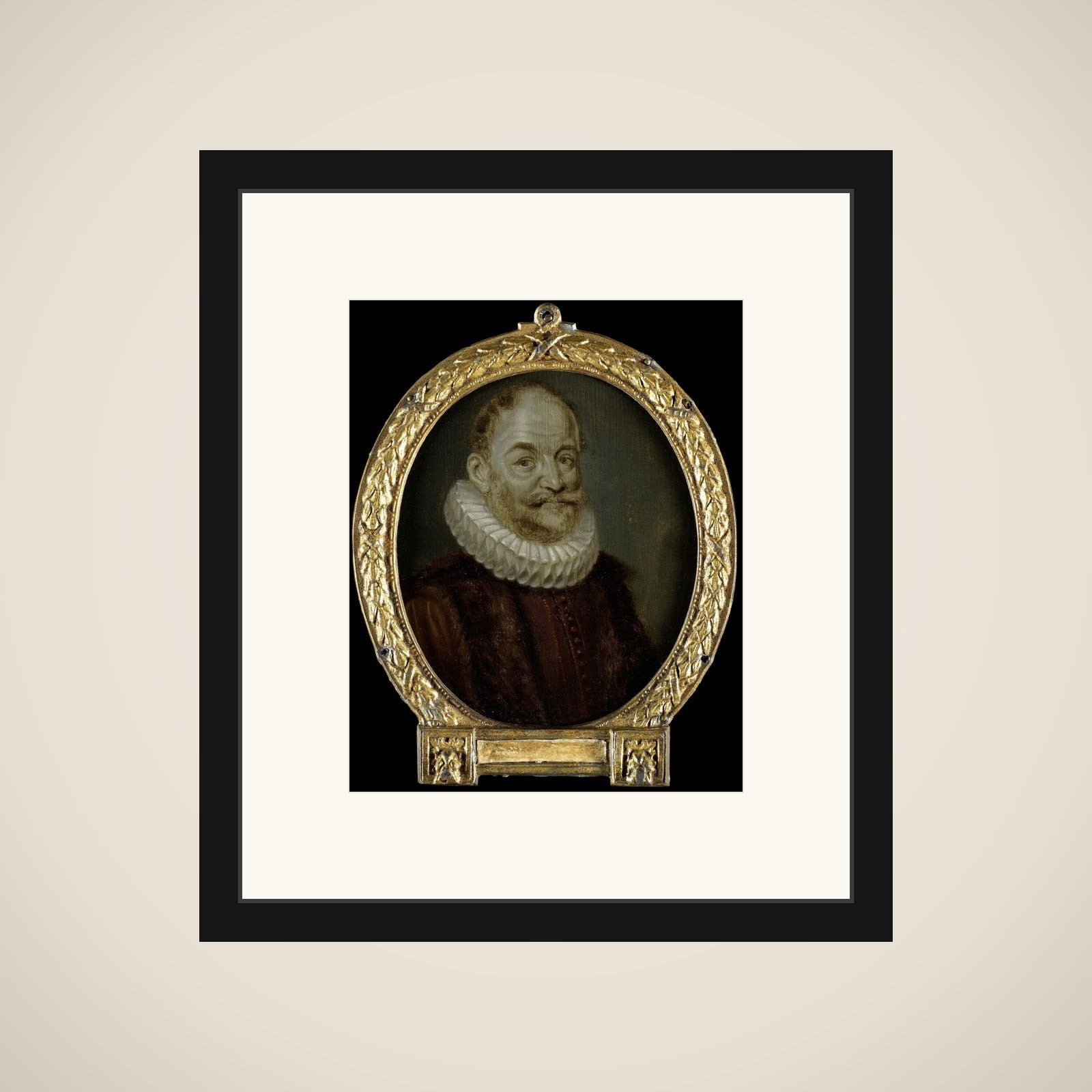 Portrait of Johannes Polyander à Kerckhoven, Professor of Theology in Leiden framed