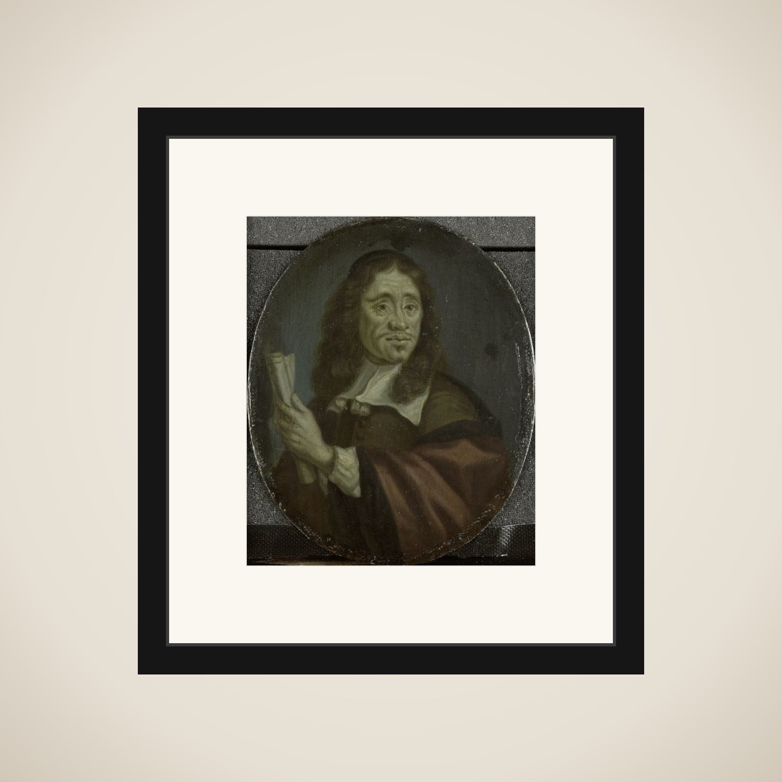 Jan Vos (1610-67), Amsterdam poet framed
