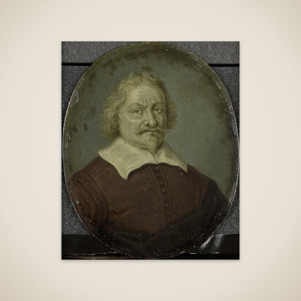 Portrait of David or Daniel Lingelbach I, Founder of the  Nieuwe Doolhof (New Labyringh), Amsterdam unframed print