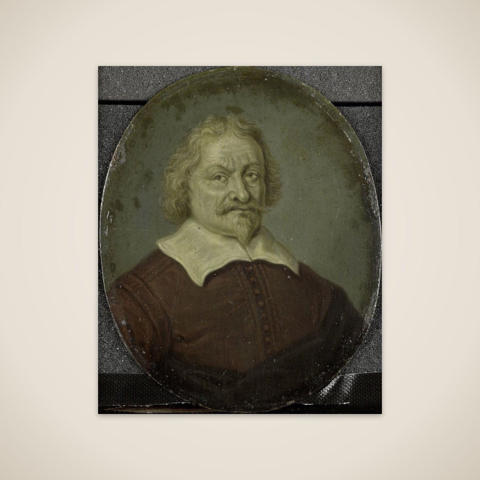 Portrait of David or Daniel Lingelbach I, Founder of the  Nieuwe Doolhof (New Labyringh), Amsterdam unframed print