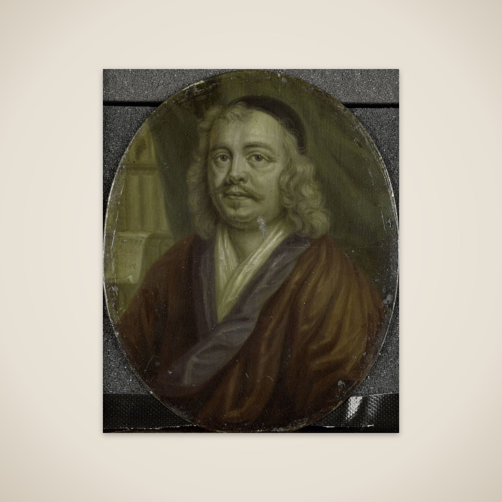 Portrait of Jacob Heiblocq, Rector of the Latin School in Amsterdam unframed print