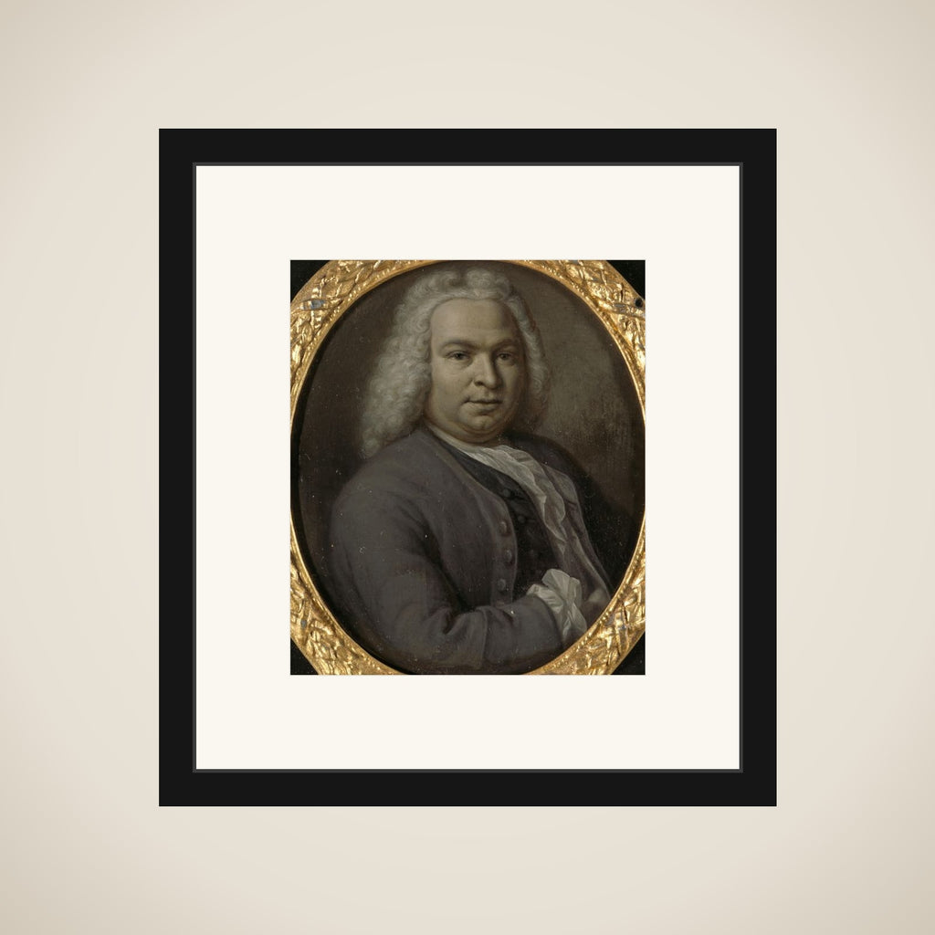 Portrait of Theodoor van Snakenburg (1695-1750). Leiden Jurist and Poet framed