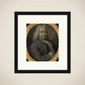 Portrait of Theodoor van Snakenburg (1695-1750). Leiden Jurist and Poet framed