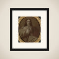 Portrait of Frans de Haes, Poet and Linguist in Rotterdam framed