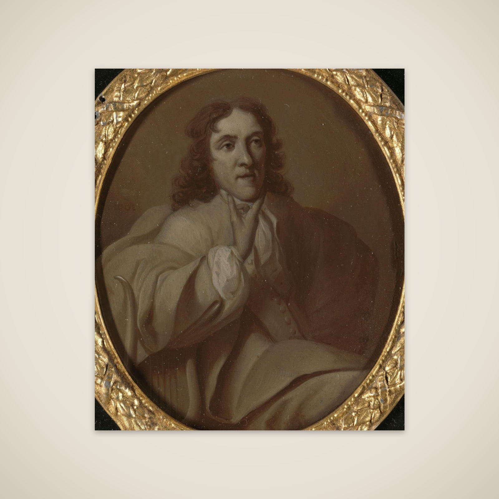 Portrait of Frans de Haes, Poet and Linguist in Rotterdam unframed print