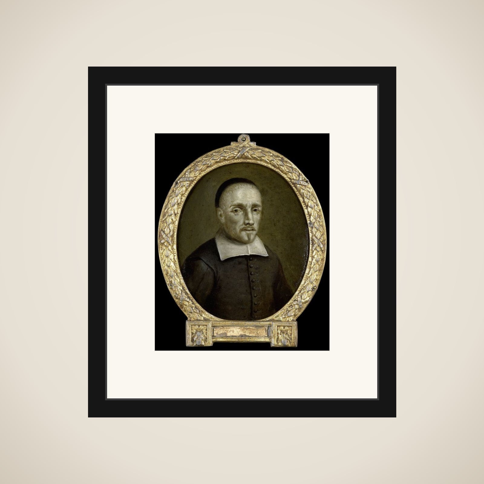 Portrait of Cornelis Hendriksz Udemans, Poet in Veere framed