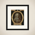Portrait of Jan Harmensz de Marre (1696-1763). Seaman, Poet and Director of the Amsterdam Theater framed