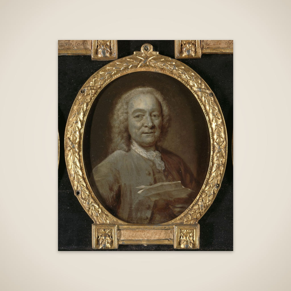 Portrait of Jan Harmensz de Marre (1696-1763). Seaman, Poet and Director of the Amsterdam Theater unframed print
