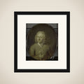 Portrait of Frans van Steenwijk, Poet and Playwright in Amsterdam framed