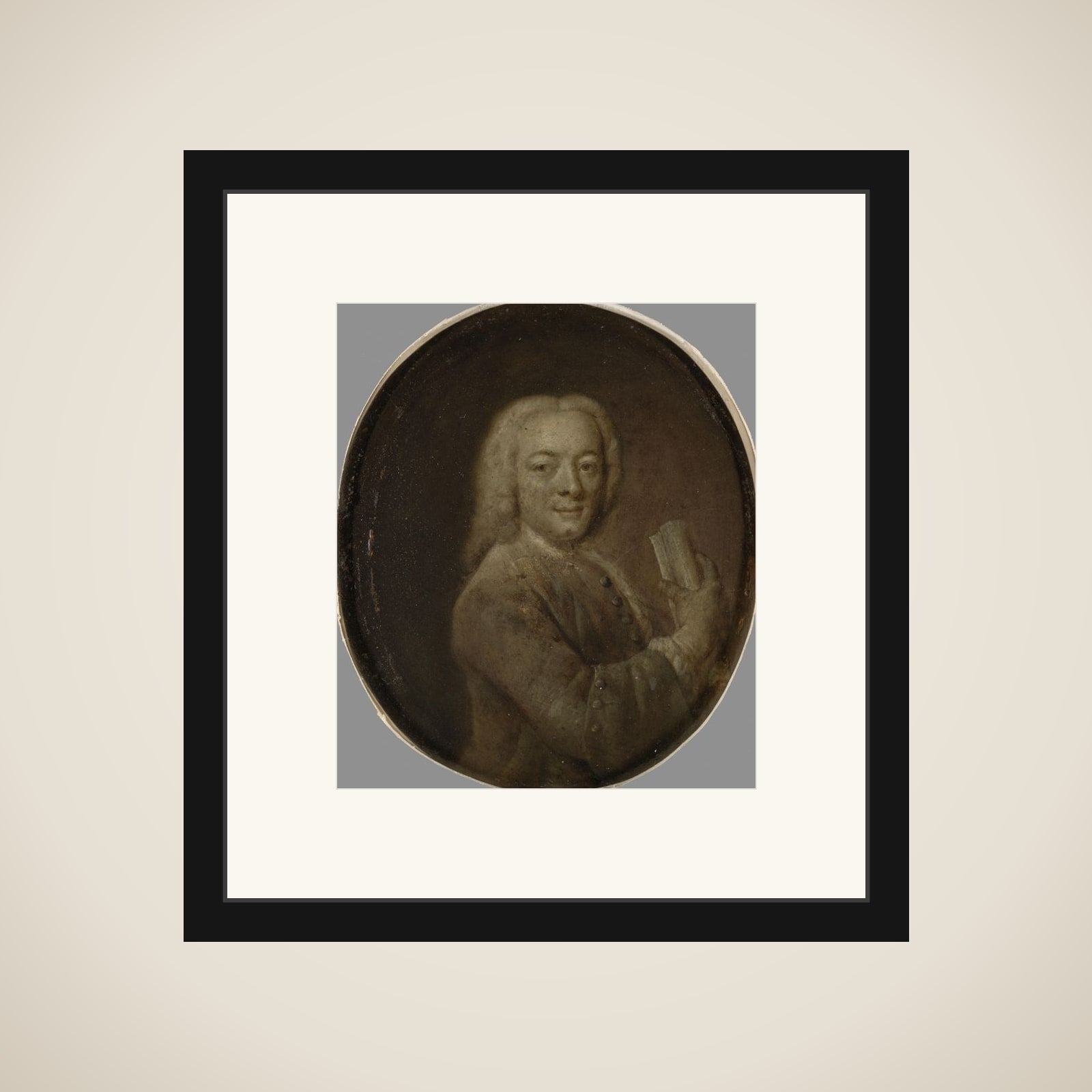 Portrait of Bernardus de Bosch I, Poet and Art Patron in Amsterdam framed