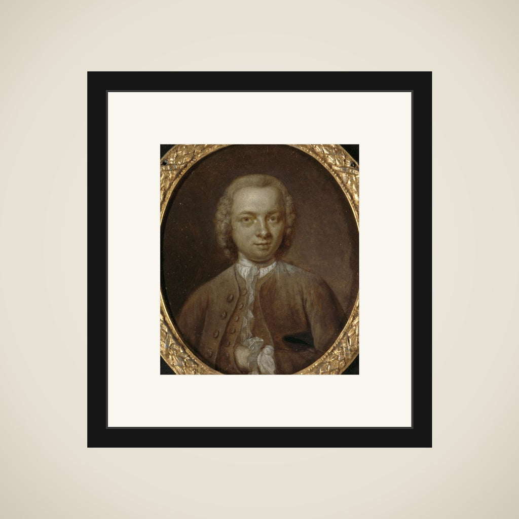 Portrait of Nicolaas Willem op den Hooff, Physician and Translator in Amsterdam framed