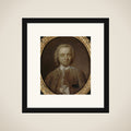 Portrait of Nicolaas Willem op den Hooff, Physician and Translator in Amsterdam framed