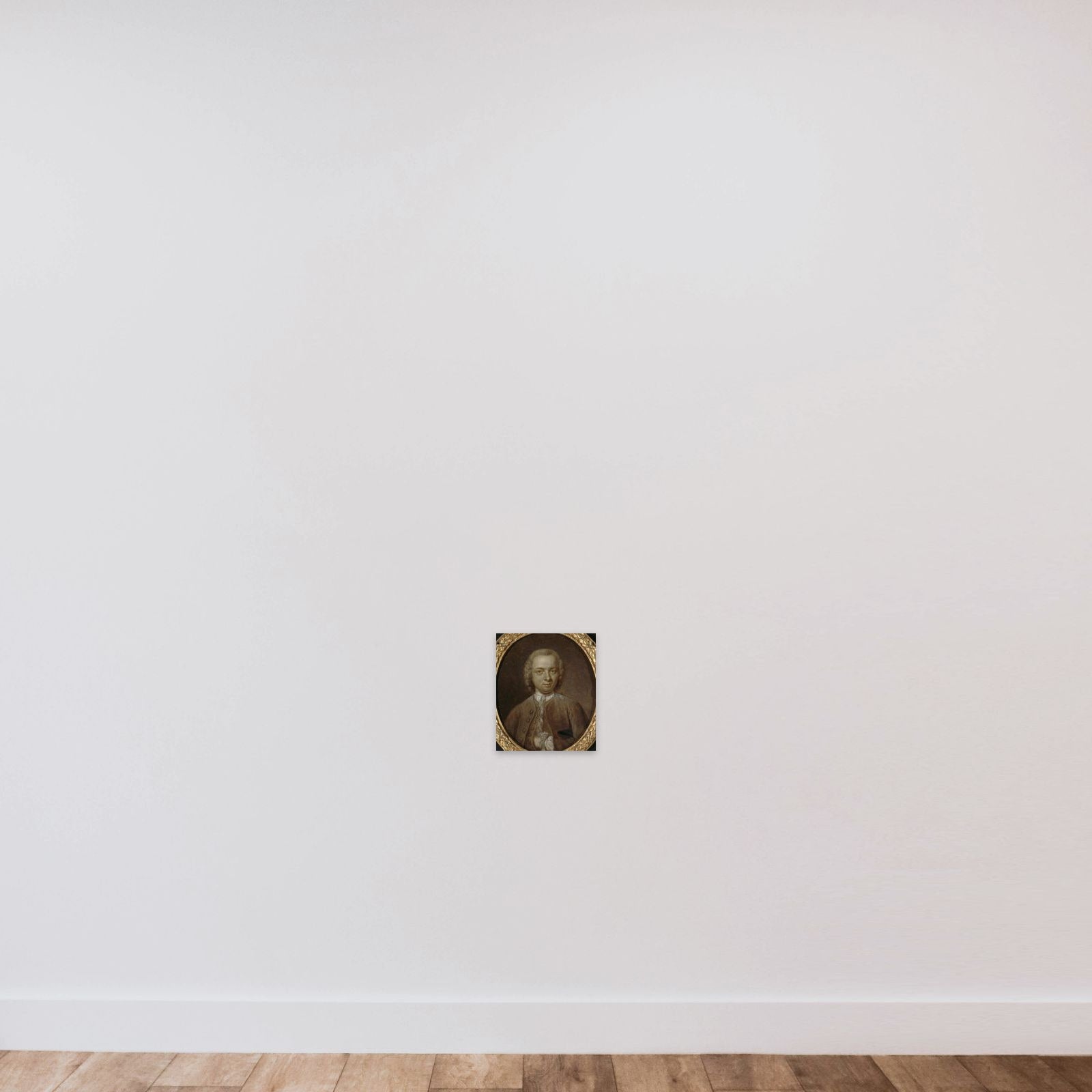 Portrait of Nicolaas Willem op den Hooff, Physician and Translator in Amsterdam unframed — shown to scale